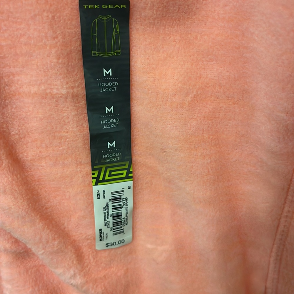 TekGear Zip Up Hooded Fleece Hoodie - Picture 3 of 4